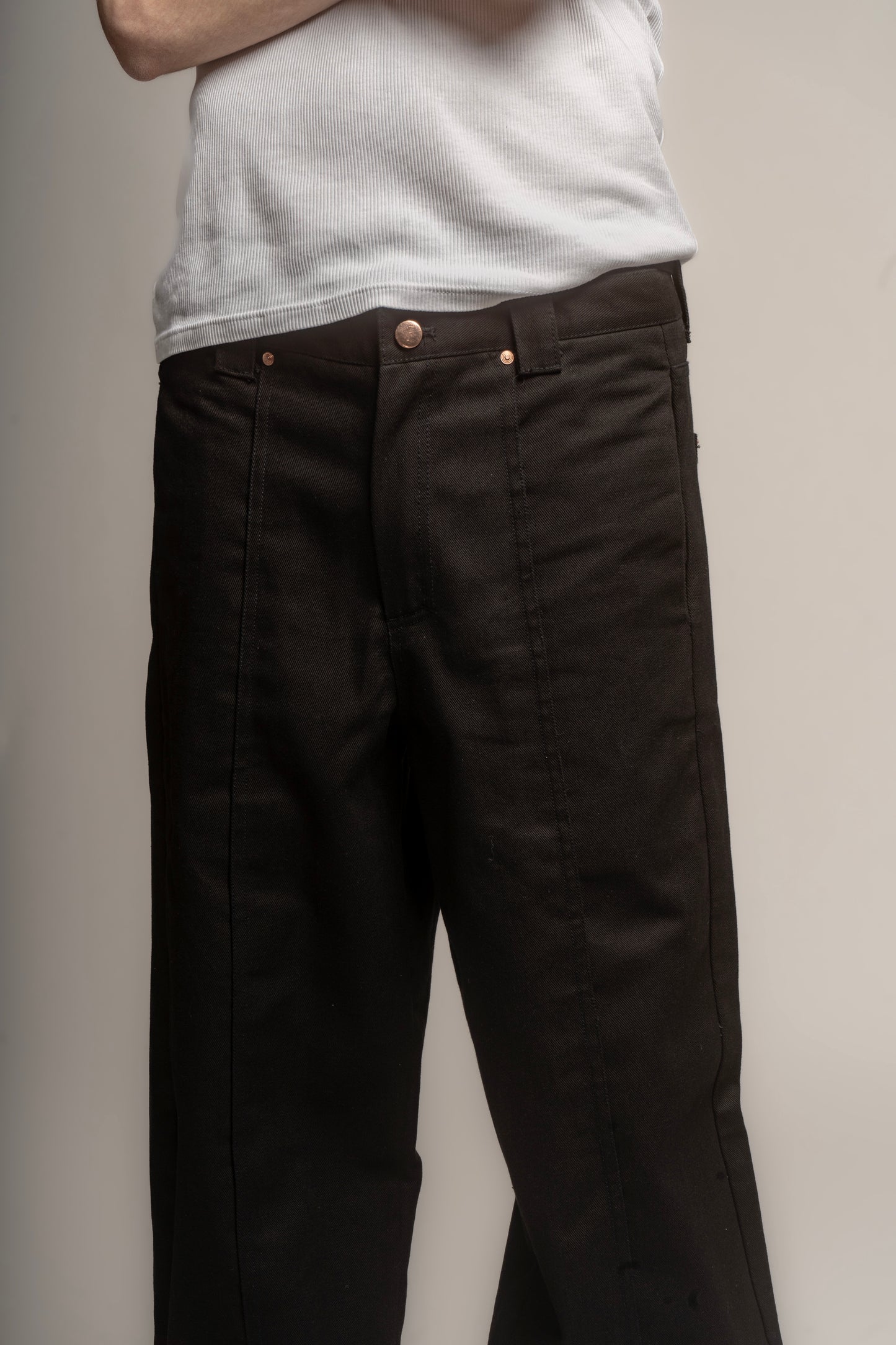 Black Infinity Pocket Selvedge Denim - makhmadim