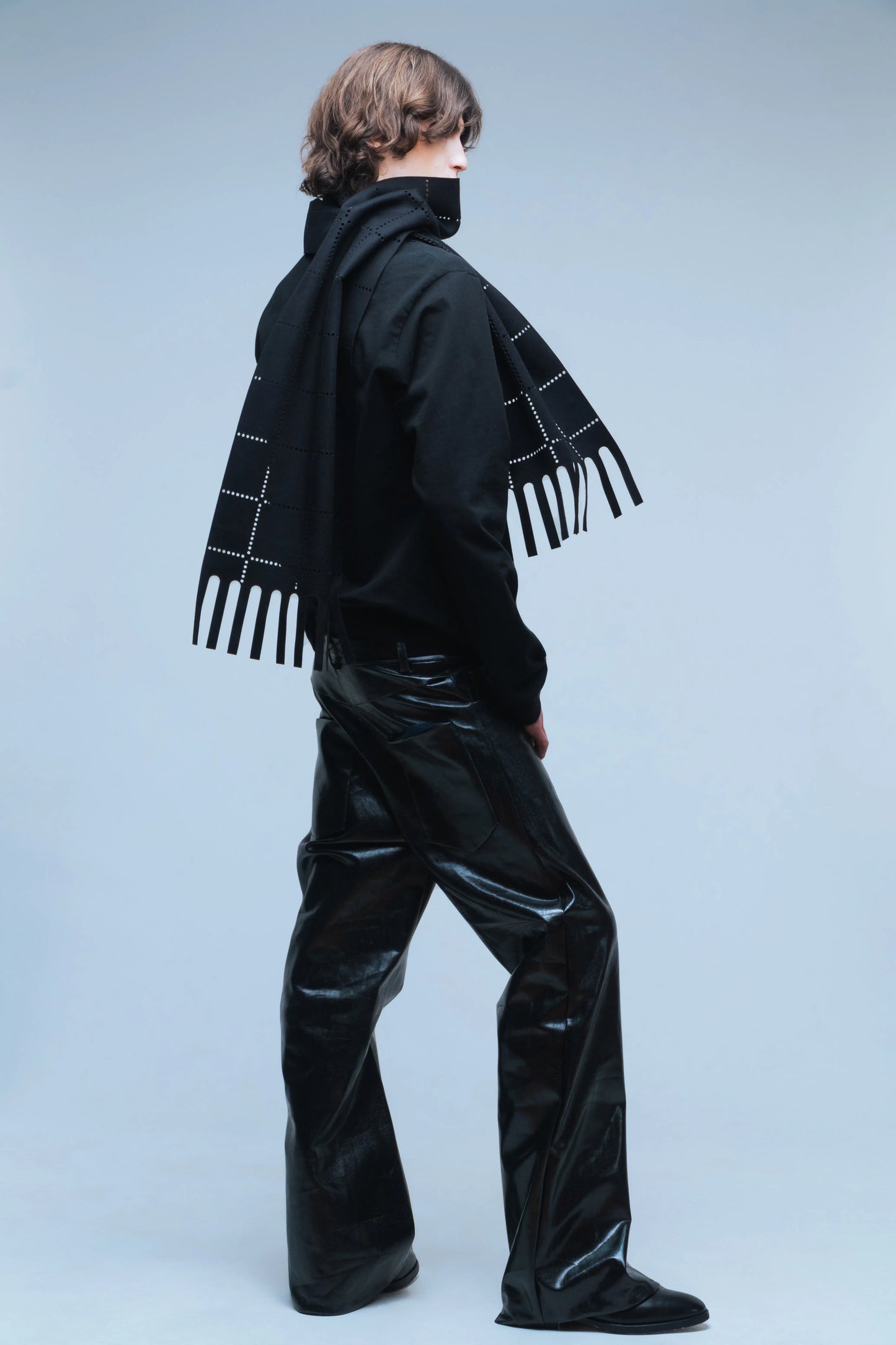 Black Coated Denim makhmadim makhmadim